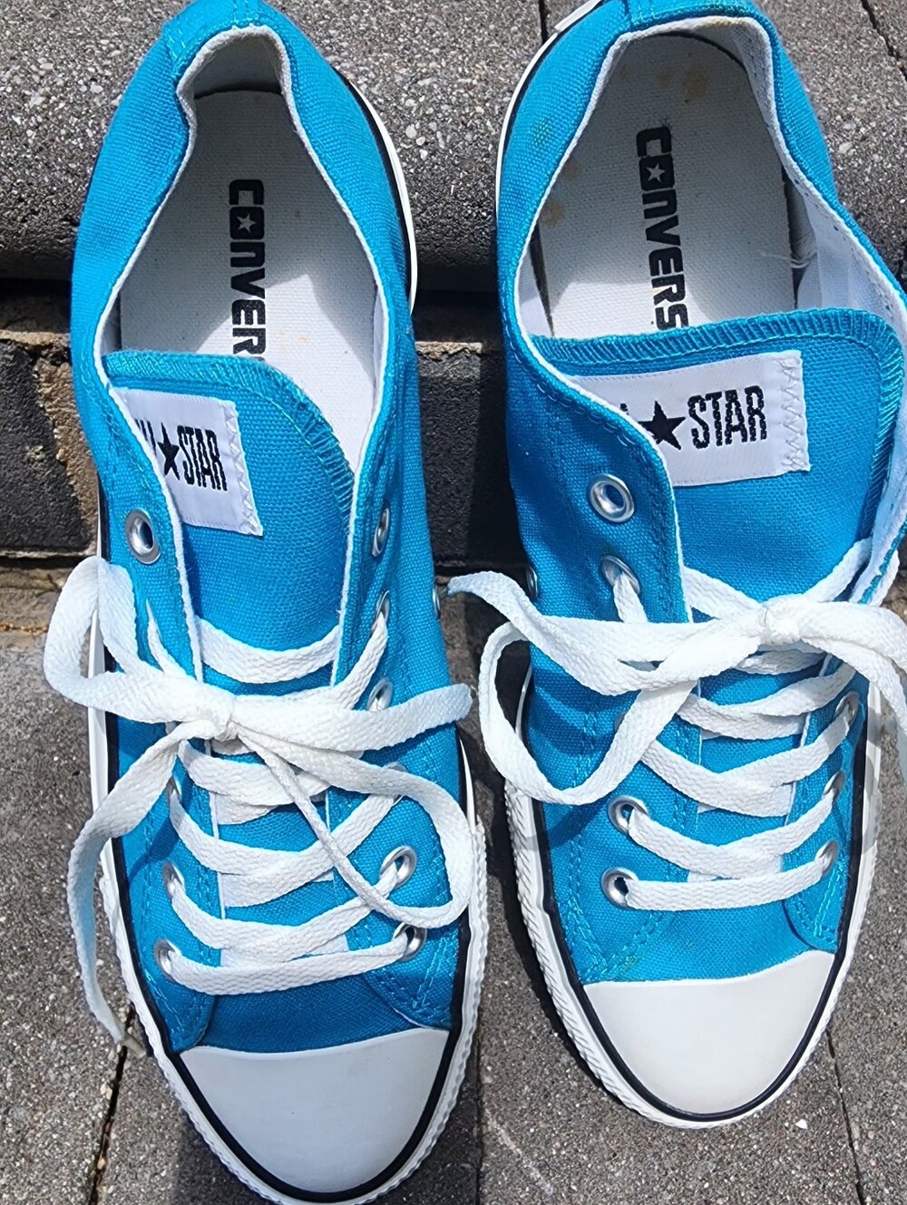 All-Star Mens Low-Top Sneakers in Bright Blue